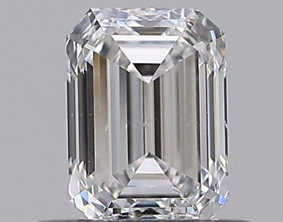 0.50CT EMERALD SI2 D WH