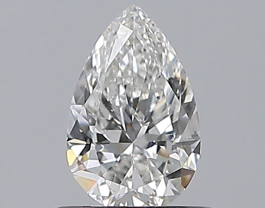 0.61CT PEAR SI1 G WH