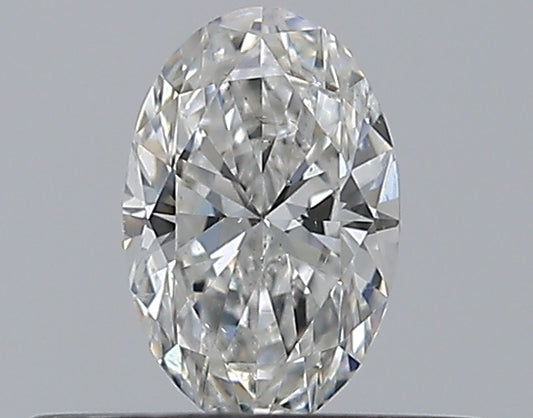 0.30CT OVAL SI2 F WH
