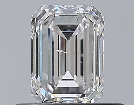 0.50CT EMERALD SI2 D WH