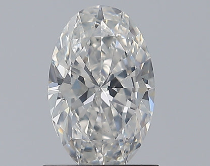 0.80CT OVAL SI1 F WH