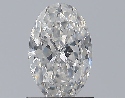 0.80CT OVAL SI1 F WH