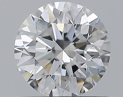 0.69CT ROUND VVS1 D WH