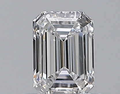 0.50CT EMERALD SI1 E WH