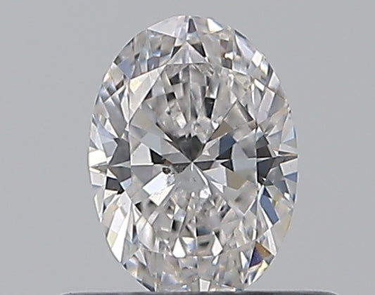 0.36CT OVAL SI1 E WH