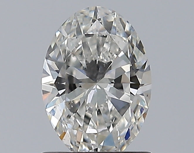 0.81CT OVAL SI2 G WH