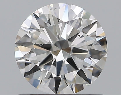 0.90CT ROUND SI1 F WH