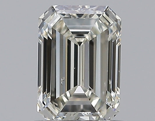 0.68CT EMERALD SI1 J WH