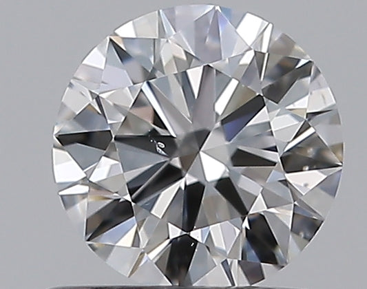 0.60CT ROUND SI1 D WH