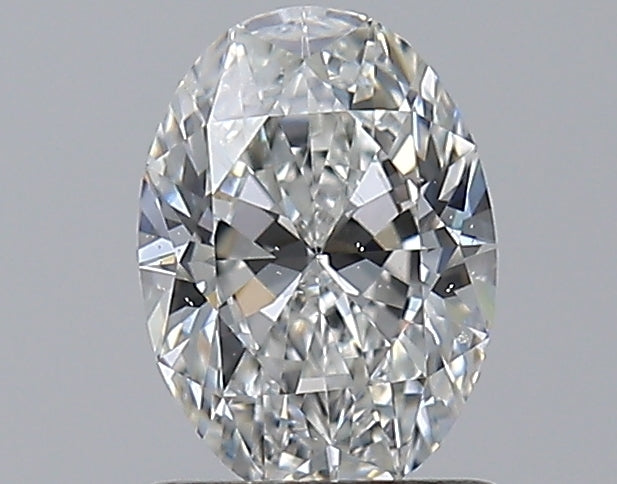 0.90CT OVAL SI1 F WH