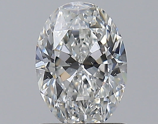 0.90CT OVAL SI1 F WH