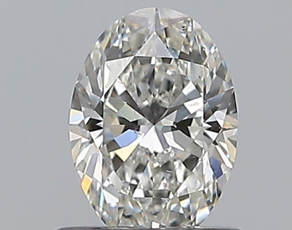 0.60CT OVAL SI1 F WH