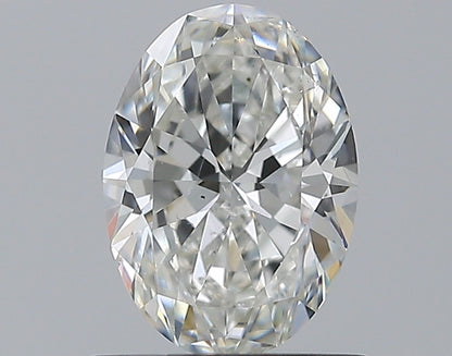 0.90CT OVAL SI1 H WH