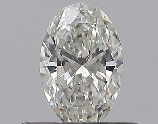 0.36CT OVAL SI1 H WH