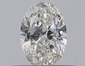 0.30CT OVAL SI1 G WH