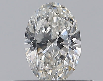0.30CT OVAL SI1 G WH