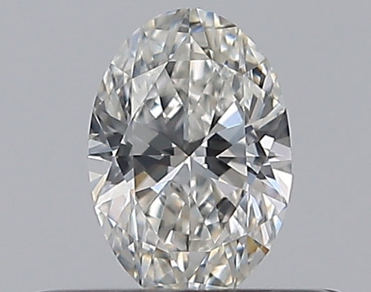 0.30CT OVAL SI1 G WH