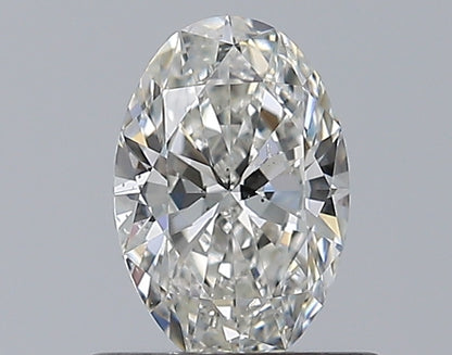 0.60CT OVAL SI1 G WH