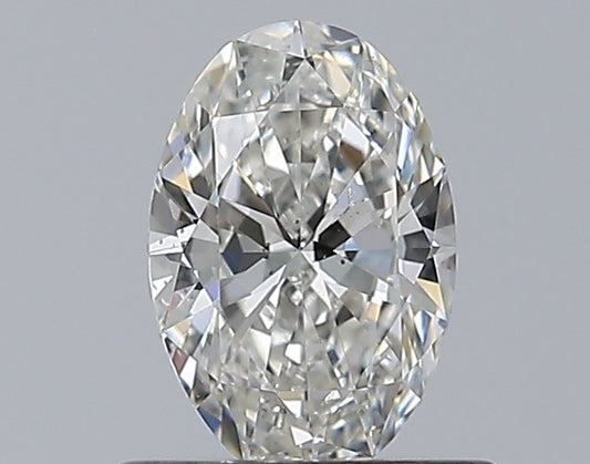0.60CT OVAL SI1 G WH