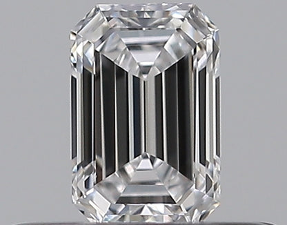 0.30CT EMERALD VVS2 D WH