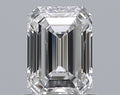 0.81CT EMERALD SI1 D WH