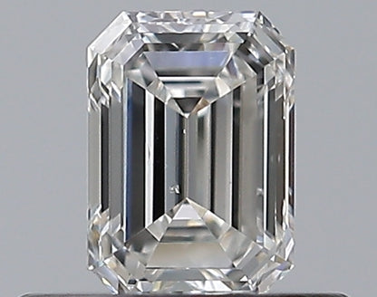 0.40CT EMERALD SI1 F WH