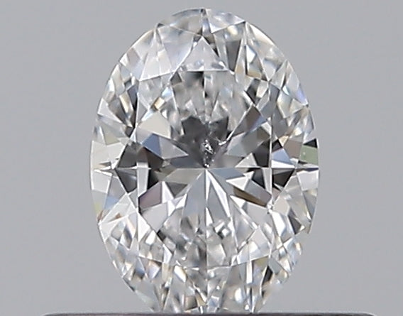 0.30CT OVAL SI1 D WH