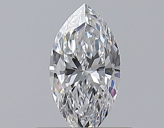 0.40CT MARQUISE SI1 D WH
