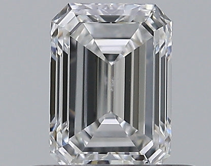 0.52CT EMERALD SI2 D WH