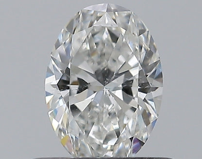 0.50CT OVAL SI1 G WH