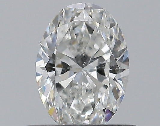 0.50CT OVAL SI1 G WH