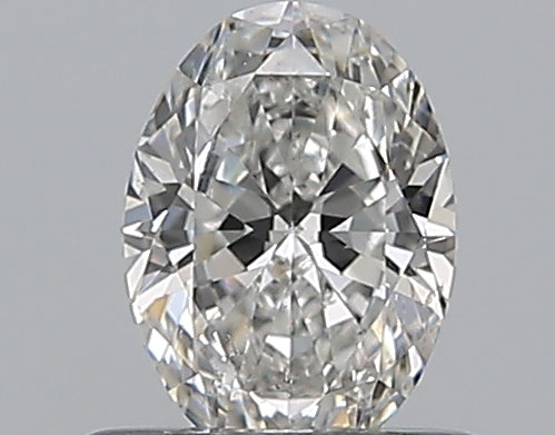 0.50CT OVAL SI1 F WH