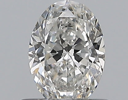 0.50CT OVAL SI1 F WH