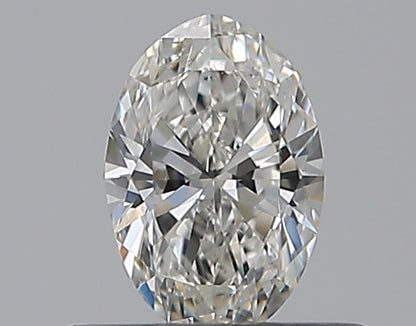 0.33CT OVAL SI1 G WH