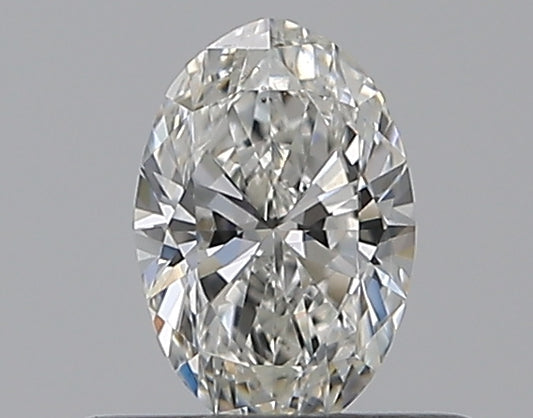 0.33CT OVAL SI1 G WH