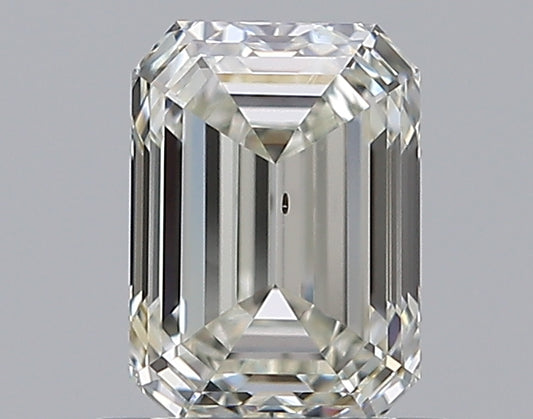 0.81CT EMERALD SI1 J WH