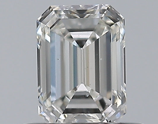 0.50CT EMERALD SI1 F WH