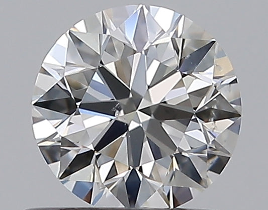 0.58CT ROUND SI1 F WH