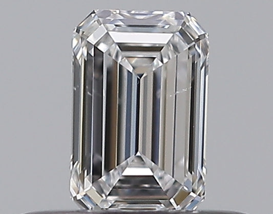 0.30CT EMERALD SI1 D WH