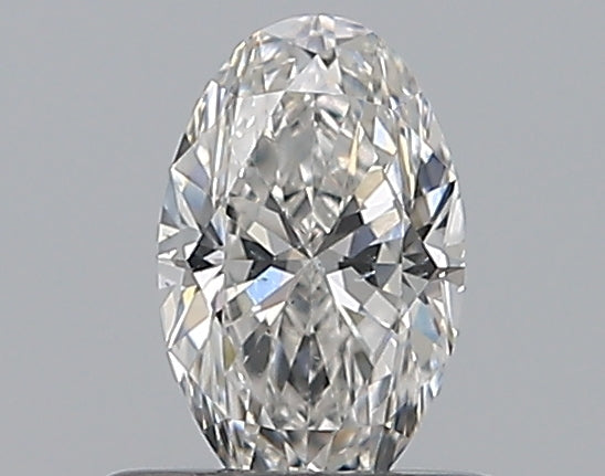 0.50CT OVAL SI1 F WH