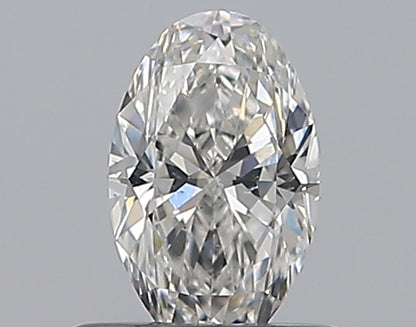0.50CT OVAL SI1 F WH
