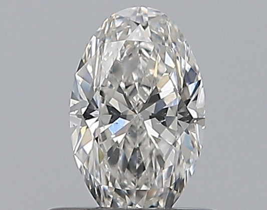 0.50CT OVAL SI1 F WH