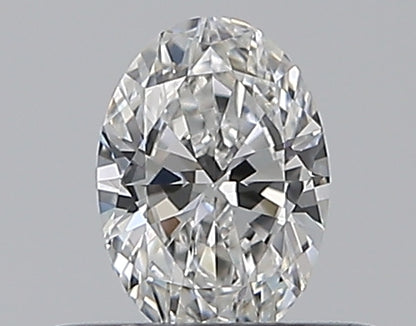 0.30CT OVAL SI1 F WH