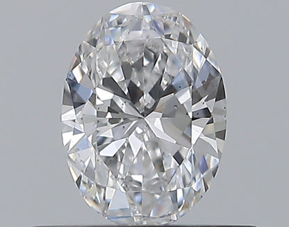 0.42CT OVAL SI1 D WH