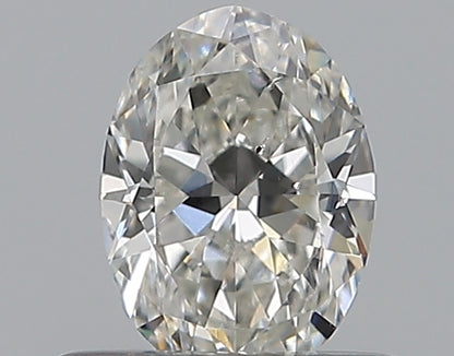 0.39CT OVAL SI1 G WH