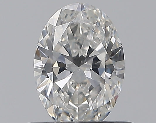 0.48CT OVAL SI1 F WH