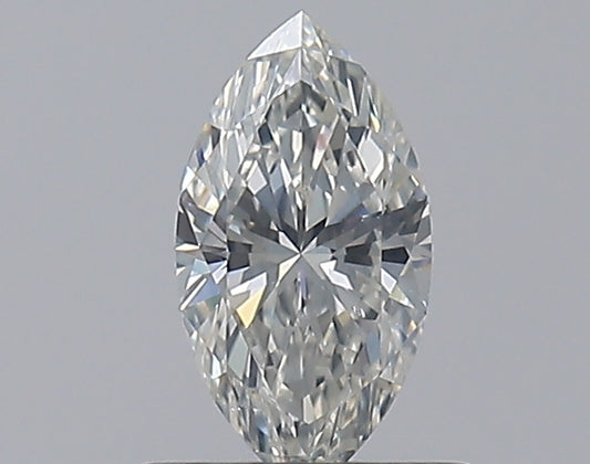 0.52CT MARQUISE SI1 H WH