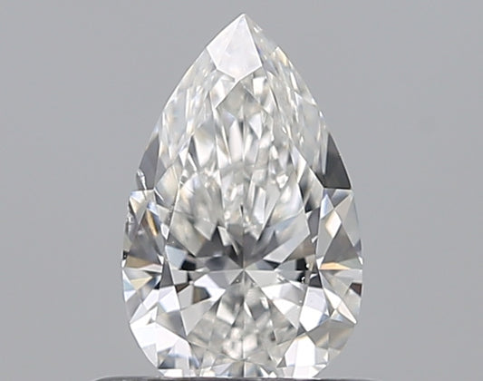 0.50CT PEAR SI1 G WH