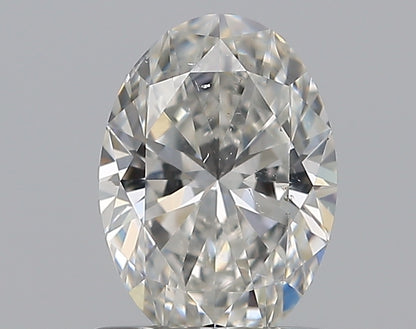 0.80CT OVAL SI1 F WH