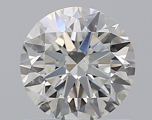 0.90CT ROUND SI1 G WH